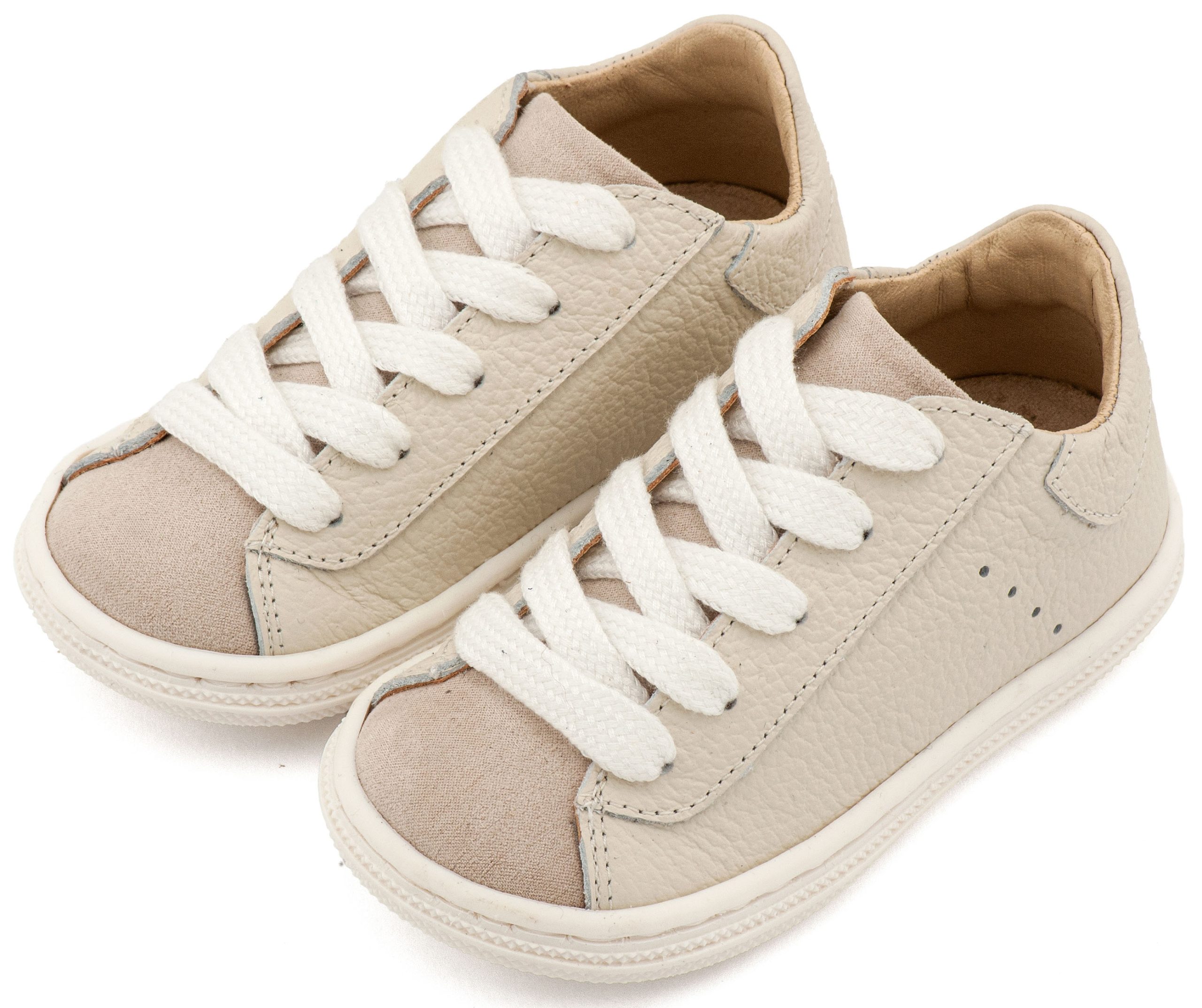 BS3097-IVORY-BABYWALKER Δετά Σνίκερς BS3097 Εκρού - Image 1