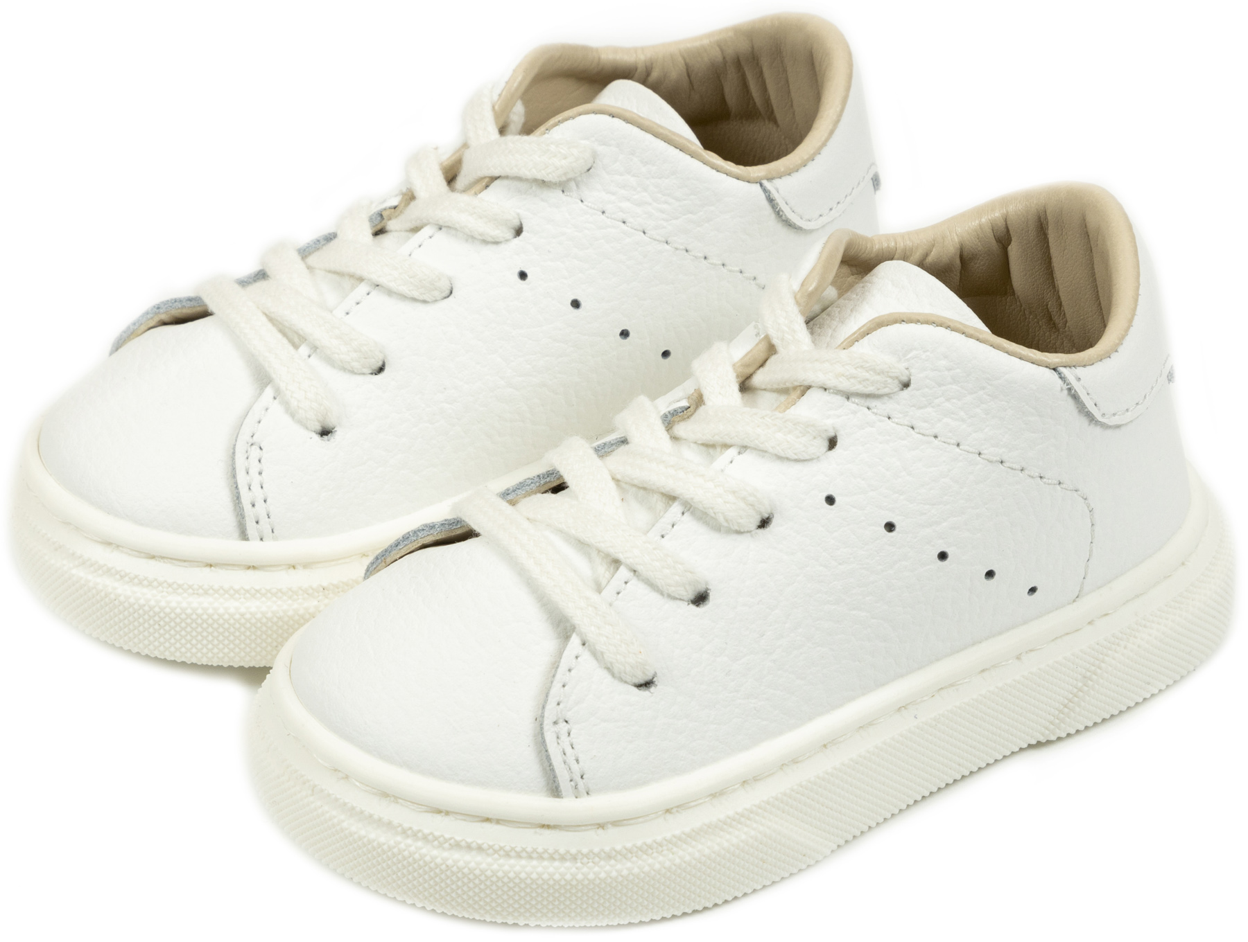 BW4233-WHITE-BABYWALKER Δετό Σνίκερ BW4233 Λευκό - Image 1