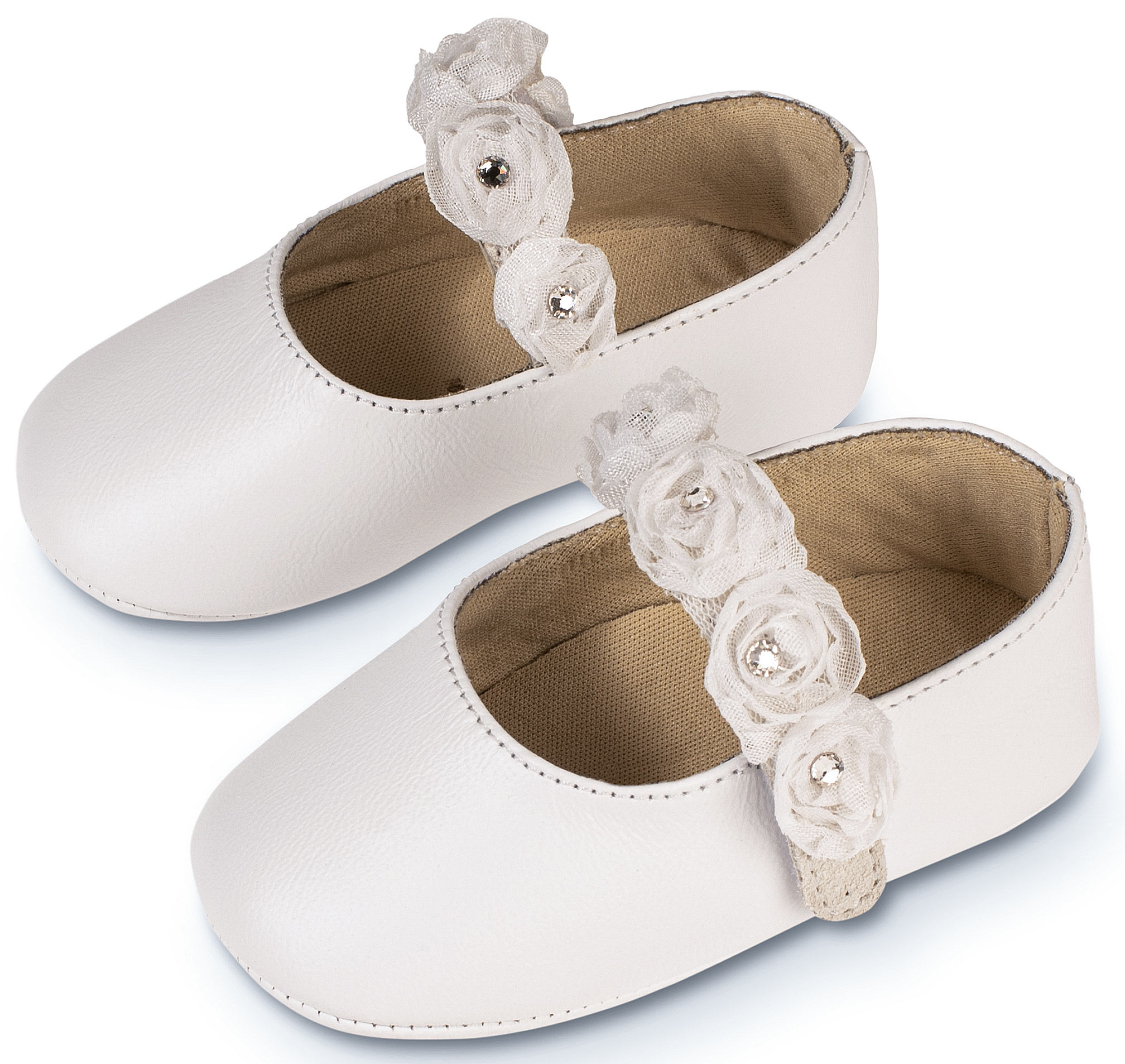 MI1638-WHITE-BABYWALKER Γοβάκι Μονή Μπαρέτα MI1638 Λευκό - Image 1