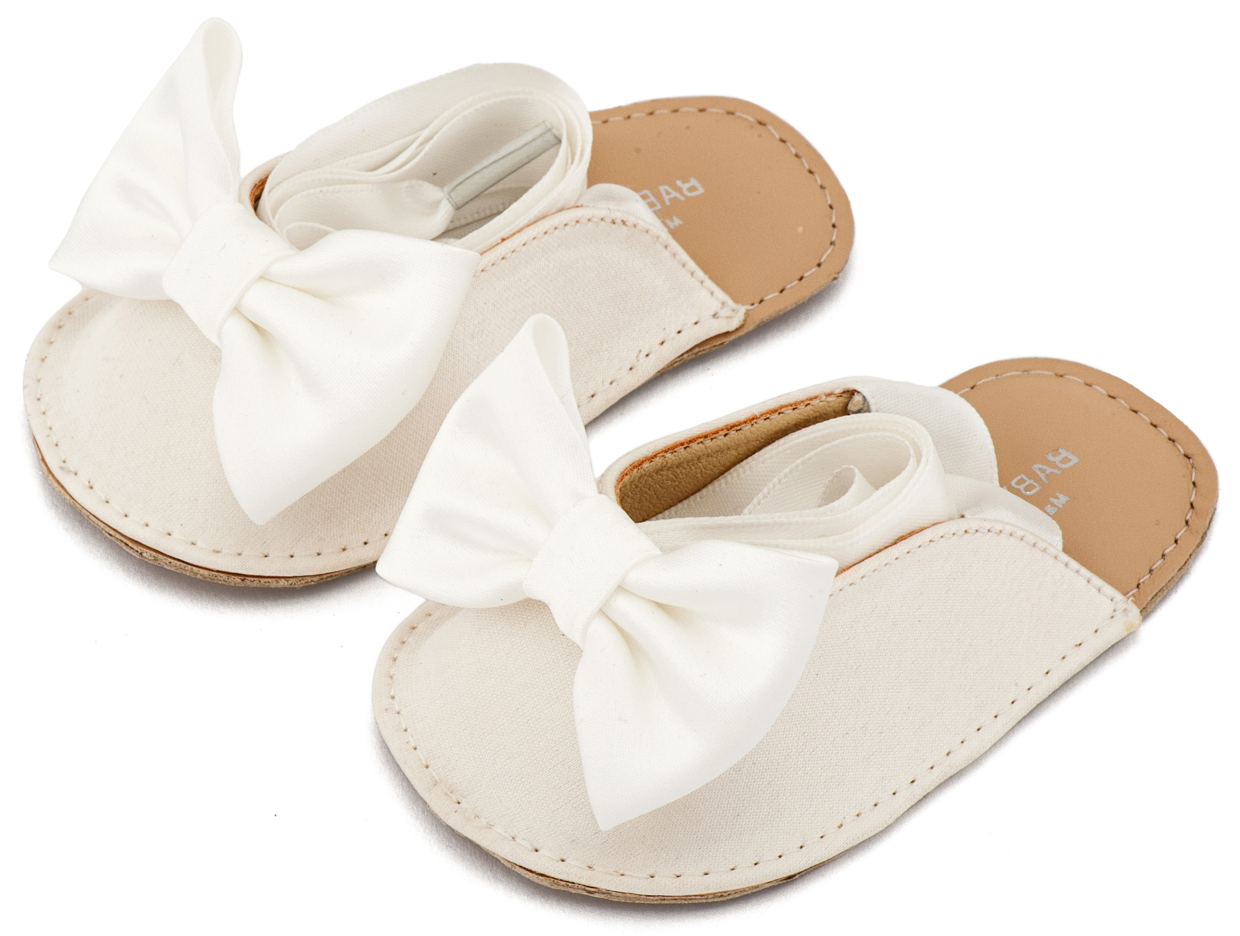 MI1661-WHITE-BABYWALKER Γαλλικό Σαμπό με Σατέν Φιόγκο MI1661 Λευκό - Image 1