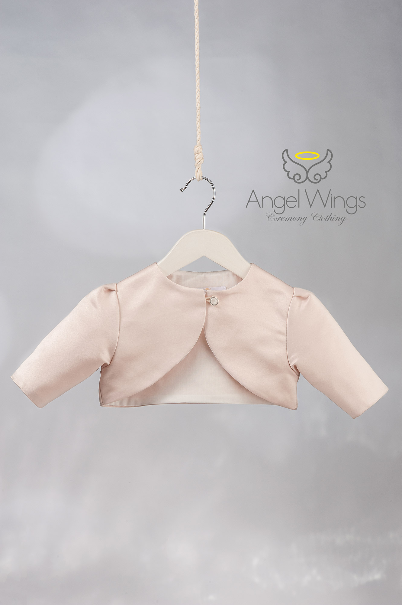 Angelwings_281_2 Bolero Silky Rasmir Ροζ - Image 1