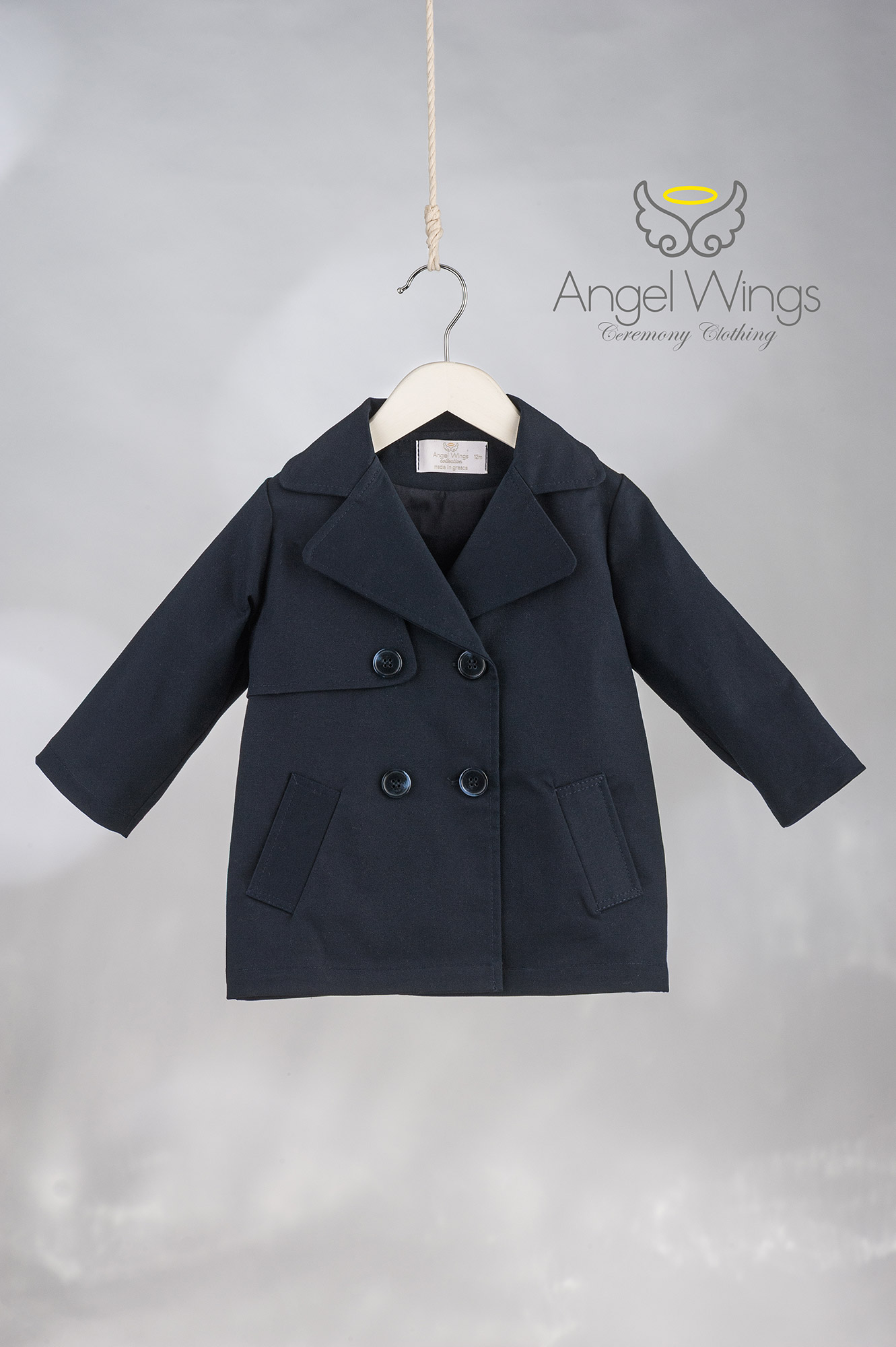 Angelwings_330_2 Trench Coat Short - Image 1