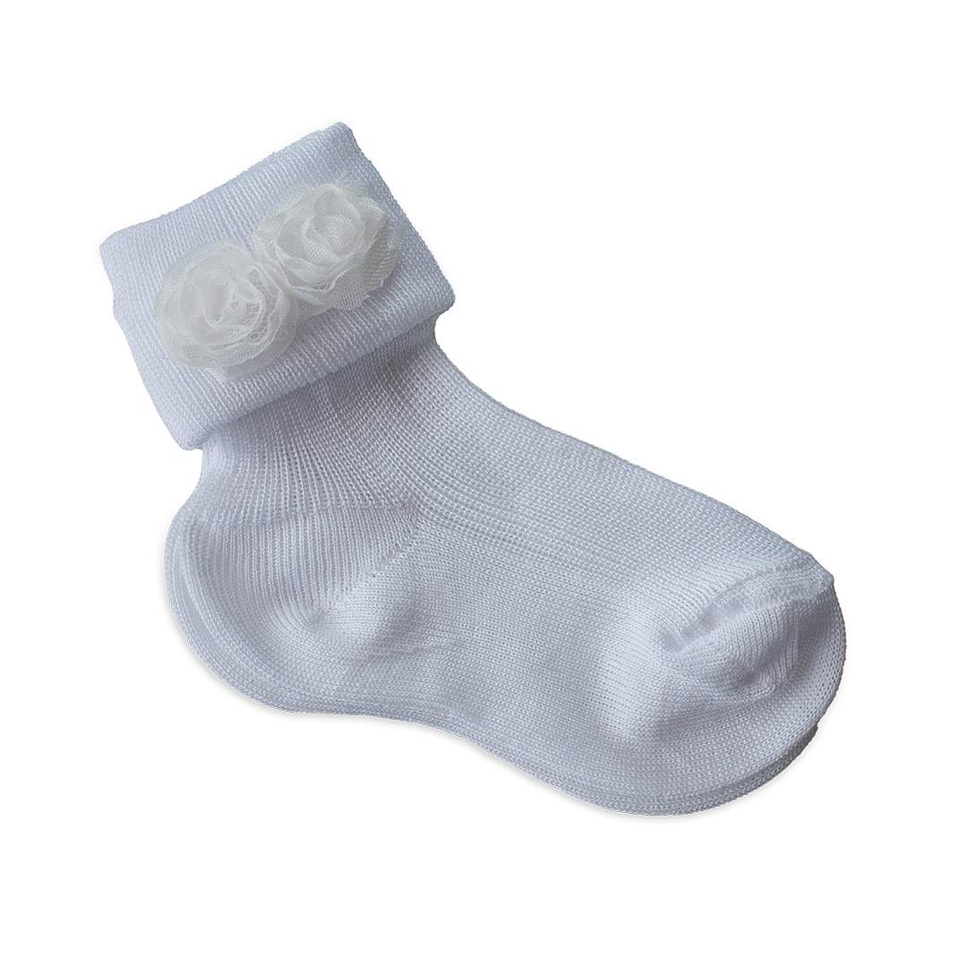 SOCK9002 WHITE Καλτσάκια για Κορίτσι | Λευκό - Image 1